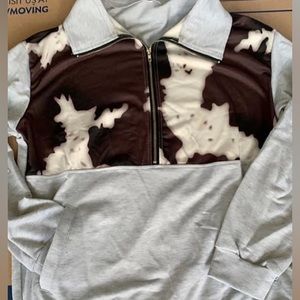 Grey cow jacket